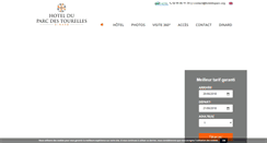 Desktop Screenshot of hotelduparc.org